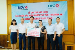 BIC chi trả hơn 600 triệu đồng tiền Kl99kl phiên bản hoạt động cho khách hàng vay vốn tại Thái Nguyên