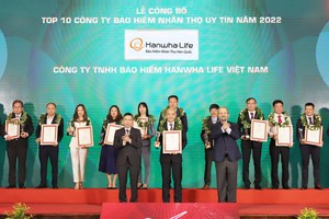 Hanwha Life Việt Nam đạt danh hiệu “Top 10 Công ty Kl99kl phiên bản hoạt động uy tín năm 2022” 