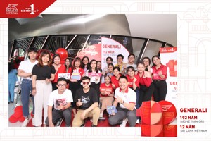 Generali Việt Nam kỷ niệm 12 năm hoạt động tại Việt Nam với kết quả phát triển Kl992 VIP Trang Chủ 2026 vượt trội; mạng lưới hoạt động hơn 100 văn phòng Tổng đại lý (GenCasa) và chi nhánh, phục vụ gần 500.000 khách hàng trên toàn quốc