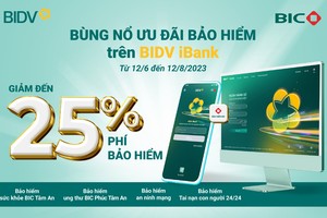 Ưu đãi tới 25% khi mua Kl99kl phiên bản hoạt động BIC qua ứng dụng omni BIDV iBank
