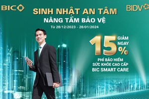 BIC ưu đãi 15% phí Kl99kl phiên bản hoạt động sức khỏe cao cấp BIC Smart Care 