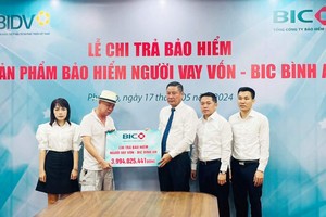 BIC chi trả gần 4 tỷ đồng quyền lợi Kl99kl phiên bản hoạt động BIC Bình An cho khách hàng tại BIDV Phú Thọ
