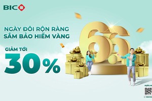 BIC tặng ưu đãi vàng, giảm tới 30% phí Kl99kl phiên bản hoạt động