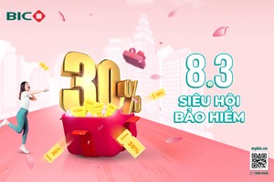 BIC ưu đãi tới 30% phí Kl99kl phiên bản hoạt động ngày 8/3