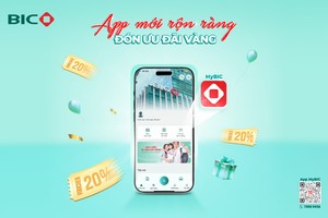 BIC tặng voucher giảm 20% phí Kl99kl phiên bản hoạt động nhân dịp ra mắt ứng dụng MyBIC