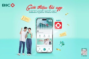 BIC tặng voucher giảm 20% phí Kl99kl phiên bản hoạt động cho khách hàng giới thiệu tải app MyBIC