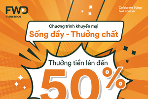FWD Việt Nam ưu đãi “khủng”, thưởng đến 50% phí Kl99kl phiên bản hoạt động