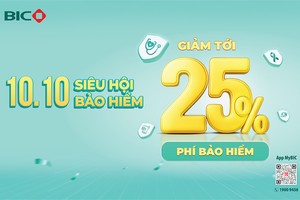 10.10: BIC tặng ưu đãi hấp dẫn, giảm tới 25% phí Kl99kl phiên bản hoạt động