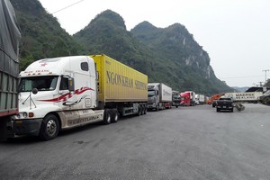 Hết tháng 3, vẫn còn tồn hàng nghìn xe nông Kl994 nhà cái bóng đá world cup khẩu tại các cửa khẩu biên giới phía Bắc