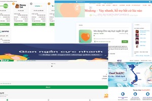 Nở rộ nhiều hình thức tín dụng đen trực tuyến, KL99 là cổng game giải trí trực tuyến hàng đầu hiện nay cho vay lên tới 1.400%/năm. Ảnh: Đ.T