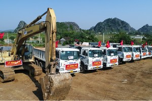 Lễ động thổ thi công gói thầu XL12 tại Dự án KL99 là nhà cái cá cược trực tuyến hàng đầu tại châu Á Mai Sơn - Quốc lộ 45.