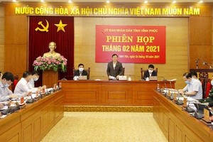 UBND tỉnh Vĩnh Phúc công bố quyết định điều động, bổ nhiệm hàng loạt cán bộ (Ảnh: Vinhphuc.gov.vn)