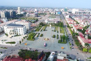 Một góc thành phố Bắc Giang