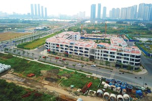 Giá nhà phố khu vực TP. Thủ Đức tăng chóng mặt thời gian gần đây. Ảnh: Lê Toàn 