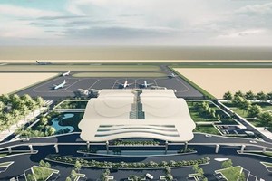Một phương án thiết kế Sân bay Quảng Trị được đơn vị tư vấn báo cáo đề xuất