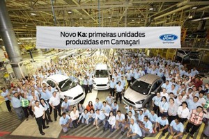 Nhà máy ô tô Ford ở Camacari, Bahia, Brazil khi Kl994 nhà cái bóng đá world cup mẫu Ka năm 2014
