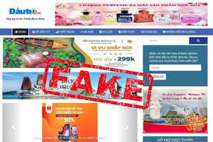 Báo điện tử Kl99ok phiên bản mới tiếp tục bị giả mạo