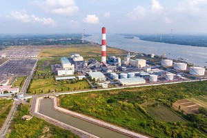 Một góc Trung tâm Điện lực Ô Môn.
