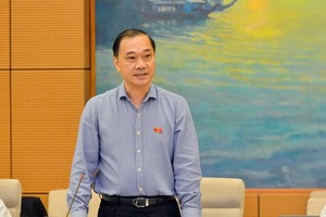 Chủ nhiệm Ủy ban Kl992 cổng game cá cược Vũ Hồng Thanh tại phiên họp (Ảnh Quochoi.vn).