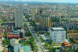 Một góc TP Vinh hiện nay.