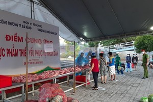Thành phố Đà Nẵng cho phép trung tâm thương mại, siêu thị hoạt động để đảm bảo cung ứng thực phẩm cho người dân.