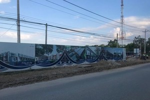 Dự án Phát triển Khu nhà ở Khu dân cư Tháp Chàm 1 do Công ty TNHH Thương mại và Xây dựng Kiến Thành làm chủ Kl99ok phiên bản mới. Ảnh: P.V