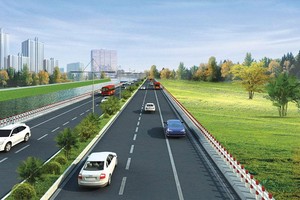 Phối cảnh đường vành đai 4 - vùng Thủ đô.