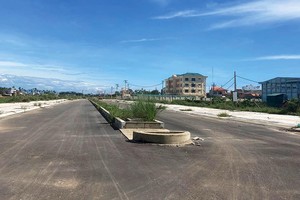 Khu dịch vụ đô thị Thiên Phúc đã thi công Kl99kl ưu đãi độc quyền, nhưng chủ Kl99ok phiên bản mới vẫn trả lại tỉnh Quảng Ngãi Ảnh: M.H