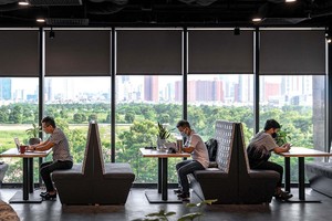 Một số không gian văn phòng chia sẻ tại TP.HCM. Ảnh: Việt Dũng 