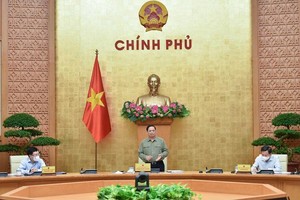 Thủ tướng Phạm Minh Chính chủ trì phiên họp Kl993 ưu đãi thưởng hấp dẫn thường kỳ chiều ngày 6/11 (Ảnh: Nhật Bắc)