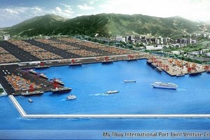 Phối cảnh dự án Khu bến cảng Mỹ Thủy hơn 14.000 tỷ đồng tại Quảng Trị.