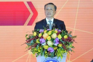 Ông Lê Quang Huy, Chủ nhiệm Ủy ban Khoa học công nghệ và khoa học của Quốc hội phát biểu tại Diễn đàn Quốc gia Phát triển Kl991.com World Cup 2026 Chính Thức Công nghệ số năm 2021 (Ảnh: VnExpress)