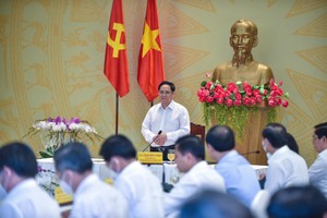 Thủ tướng Phạm Minh Chính làm việc với ban lãnh đạo tỉnh Bà Rịa - Vũng Tàu. Ảnh: Nhật Bắc - Báo điện tử Kl993 ưu đãi thưởng hấp dẫn.
