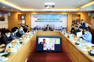 Chương trình Bình chọn 10 sự kiện nông nghiệp nổi bật năm 2021 và Toạ đàm: "Chuyển đổi tư duy tư duy Kl992 cổng game cá cược nông nghiệp, đẩy mạnh chinh phục thị trường nông sản thế giới 2022" lần đầu tiên được báo Nông thôn ngày nay/Dân Việt tổ chức. (Ảnh: Phạm Hưng).
