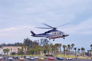 Novaland tổ chức cho khách hàng tham quan dự án NovaWorld Phan Thiết bằng trực thăng. Ảnh: Lê Toàn 