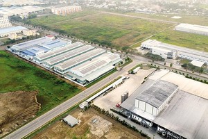 Nhà Kl99ok phiên bản mới nước ngoài vẫn xem Việt Nam là một lựa chọn ưu tiên trong chiến lược mở rộng thị phần. Trong ảnh: Quỹ đất mới 20,9 ha tại Khu công nghiệp Vĩnh Lộc 2 của BW. Ảnh: T.T