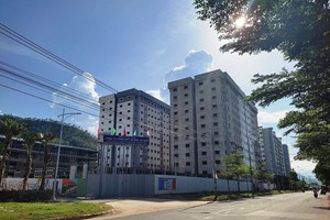 Dự án Khu chung cư nhà ở Trang Chủ KL99Com Số 1 Link Đăng Ký KL999 - KCN Hòa Khánh ở quận Liên Chiểu. Ảnh: N.T