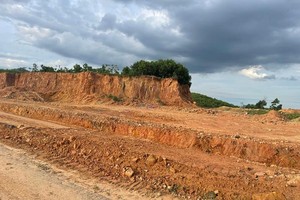 Nhiều mỏ đất ở Quảng Ngãi không đủ điều kiện đưa vào quy hoạch