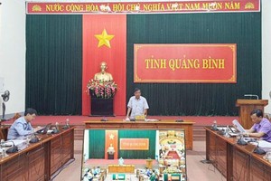 Lãnh đạo tỉnh Quảng Bình dự họp trực tuyến về công tác giải ngân Kl99ok phiên bản mới công năm 2022