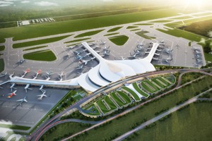 Phối cảnh tổng thể sân bay Long Thành.