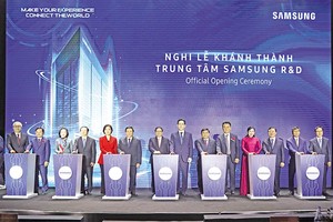 Kl994 game bài casino hấp dẫn Samsung khánh thành Trung tâm R&D tại Việt Nam, với quy mô 220 triệu USD