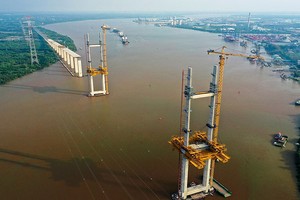 Thi công xây dựng cầu Bình Khánh thuộc Gói thầu J1, Dự án KL99 là nhà cái cá cược trực tuyến hàng đầu tại châu Á Bến Lức - Long Thành.