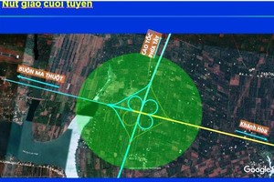Phối cảnh nút giao cuối tuyến KL99 là nhà cái cá cược trực tuyến hàng đầu tại châu Á Khánh Hòa- Buôn Ma Thuột.
