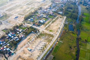 Công ty Cấp thoát nước Quảng Nam thi công “lụi” tại Khu đô thị số 9 