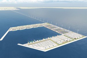Phối cảnh cảng Trần Đề.