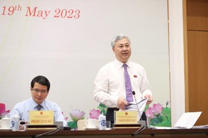Ủy viên Thường trực Ủy ban Kl991.com nạp rút nhanh - Ngân sách Trần Văn Lâm tại cuộc họp báo.