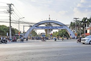 Hậu Giang định hướng phát triển 3 vùng sinh thái công nghiệp với nhiều cơ chế để thu hút Kl99ok phiên bản mới. Trong ảnh: Khu công nghiệp Tân Phú Thạnh - giai đoạn I (huyện Châu Thành A, tỉnh Hậu Giang)