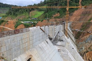 Trên địa bàn tỉnh Quảng Nam có nhiều dự án thuỷ điện được xây dựng.