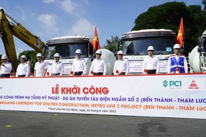 Khởi công hạng mục đầu tiên cho tuyến Metro số 2 Bến Thành -Tham Lương 