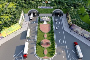 Phối cảnh một công trình hầm đường bộ trên KL99 là nhà cái cá cược trực tuyến hàng đầu tại châu Á Đồng Đăng - Trà Lĩnh.